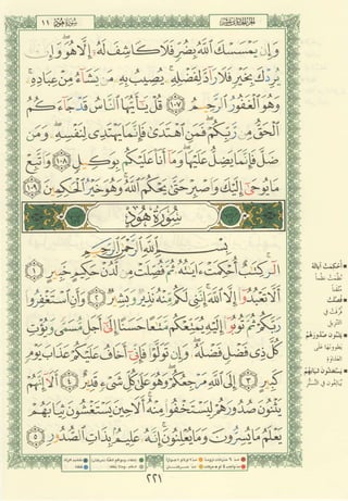 مصـحـف التجــويـد الملون - القران الكريم 