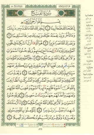 مصـحـف التجــويـد الملون - القران الكريم 