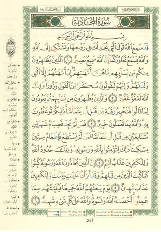 مصـحـف التجــويـد الملون - القران الكريم 