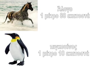 Είμαι τόσο ψηλός/ ψηλή όσο...