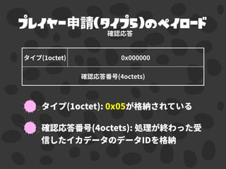 プレイヤー （タイプ5）のペイロード
 