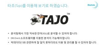 로그 포맷 – 초당 데이터로 변환
{
"clientTimemils": 1442894612906,
"token": "a12d16a884704bcdf972163b613cfde5",
"data_fps": 79.85234,
"data_position": 4.354904,
"data_status": 1,
"userInfo_accountDbId": 60,
"userInfo_class": 1,
"clientInfo_cpuModel": "Intel(R) Core(TM) i5 CPU 760 @ 2.80GHz“,
….
}
2분에 해당하는 1건의 데이터를 120건의 초단위 데이터로 변환 ?!
 