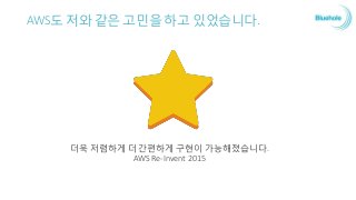 Column Partitioning
SELECT fps, userinfo_accountid, …..
FROM teralaglog_us
WHERE regdate=20151012
…
use snappy
compression
 logFile1.snappy (200MB)
 logFile2.snappy (202MB)
 logFile3.snappy (201MB)
 logFile4.snappy (201MB)
…
TableName (50GB/day)
/regdate=20151012
 logFile1.snappy (200MB)
 logFile2.snappy (202MB)
…
/regdate=20151013
매일 데이터가 들어오면 따로 작업 필요 없이 바로 SELECT가 가능하다.
 
