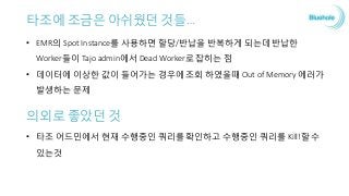 불만이접수된유저를분석해보았습니다.
116지역 116지역
고 사양 하드웨어를 갖추고 있는 사용자의
플레이 로그를 분석한 결과,
실재로 느린 것이 아닌 체감에 의한 불만이라고 판단.
 