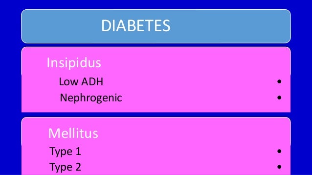 Ou Insipidus Diabetes Mellitus