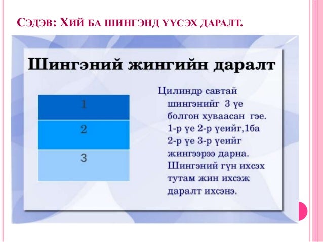 физикийн хичээл