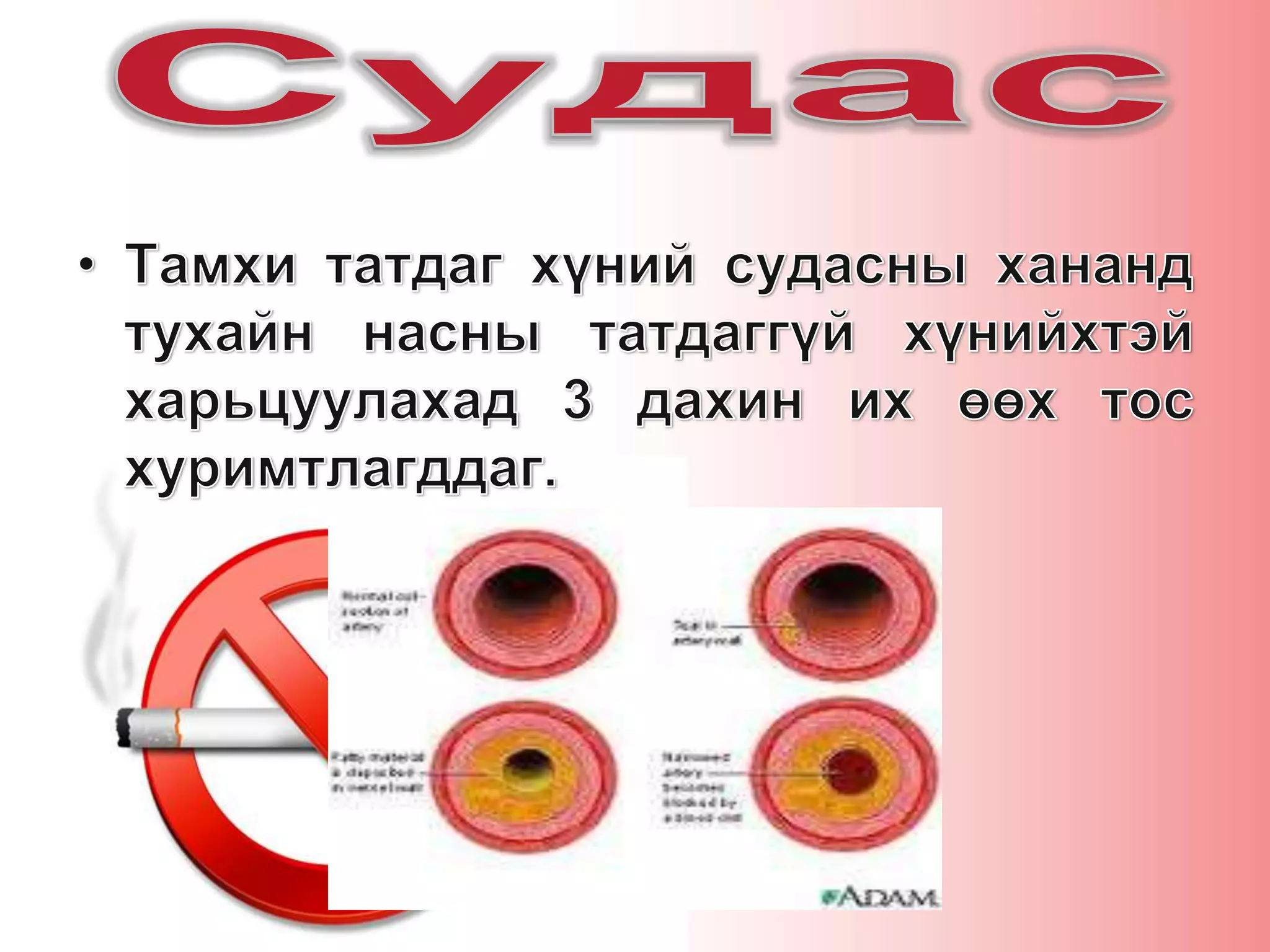 Тамхины хор хөнөөл | PPT