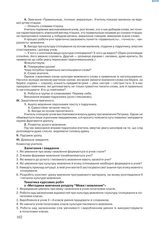 Вашуленко М С  Методика навчання української мови у початковій школі