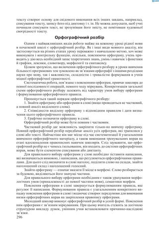 Вашуленко М С  Методика навчання української мови у початковій школі