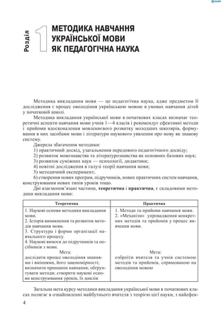 Вашуленко М С  Методика навчання української мови у початковій школі