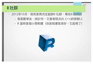 R
2012 10 R R·
(R, C++)
R
-
-
29/45
 