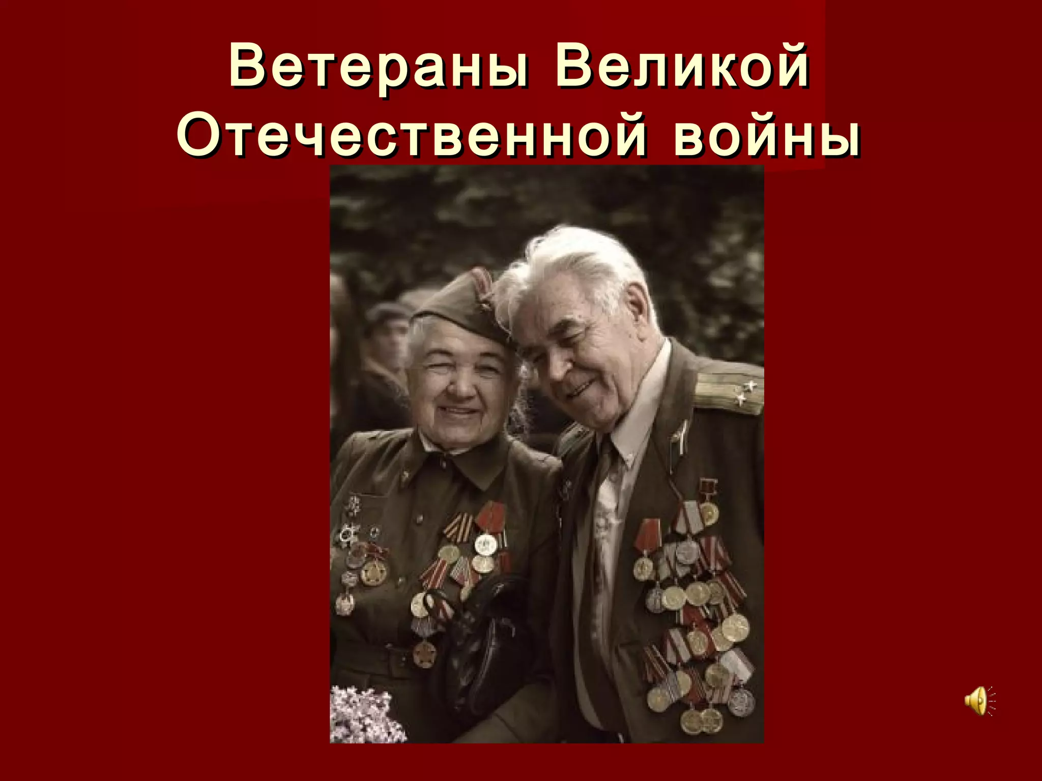 Ветераны ВеликойВетераны Великой
Отечественной войныОтечественной войны
 