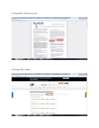 กด PostgreSQL EDB binaries only
กด Postgre SQL installer.
 