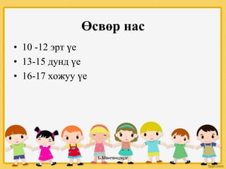 өсвөр насны онцлог | PPT