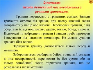 Ручні гранати | PPT