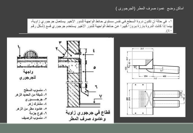 صرف المطر
