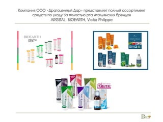 Презентация органических зубных паст