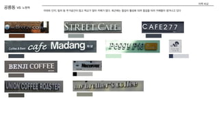 공릉동 vs 노원역
지역 비교
아파트 단지, 빌라 등 주거공간이 많고 학교가 많아 카페가 많다. 최근에는 철길이 활성화 되며 철길을 따라 카페들이 생겨나고 있다
 