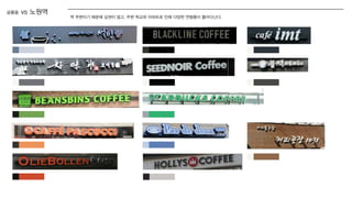 공릉동 vs 노원역
역 주변이기 때문에 상권이 많고, 주변 학교와 아파트로 인해 다양한 연령층이 돌아다닌다.
 