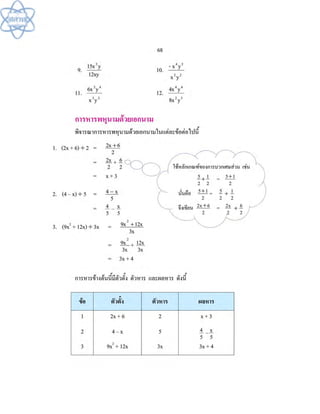 (คู่มือ)หนังสือเรียนสสวท คณิตศาสตร์เพิ่มเติม ม.1 ล.2 