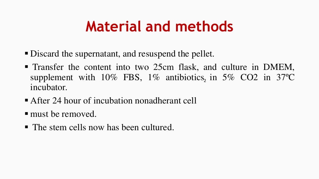 STEM CELL CULTURE