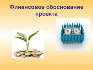 Финансовое обоснование
проекта
 