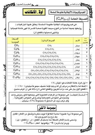 ‫ﺃ‬/‫ﺣﺴــــــﻦ‬‫ﻳـﺤﻴـﻰ‬
 
٥
 
 
 
(CnH2n+2) 
 
 
 
 
 
 
 

 
  

 
١ CH4CH4
٢ CH3-CH3C2H6
٣ CH3-CH2-CH3C3H8
٤ CH3-CH2-CH2-CH3C4H10
٥ CH3-CH2-CH2-CH2-CH3C5H12
٦ CH3-CH2-CH2-CH2-CH2-CH3C6H14
٧ CH3-CH2-CH2-CH2-CH2-CH2-CH3C7H16
٨ CH3-CH2-CH2-CH2-CH2-CH2-CH2-CH3C8H18
٩ CH3-CH2-CH2-CH2-CH2-CH2-CH2-CH2-CH3C9H20
١٠ CH3-CH2-CH2-CH2-CH2-CH2-CH2-CH2-CH2-CH3C10H22
 
 
CH4
( ─ CH2─ ) 
 
 
 
 
CH2 
 
 
 
 
 
 
─R─ CnH2n+1
 