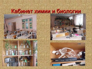 Кабинет химии и биологииКабинет химии и биологии
 