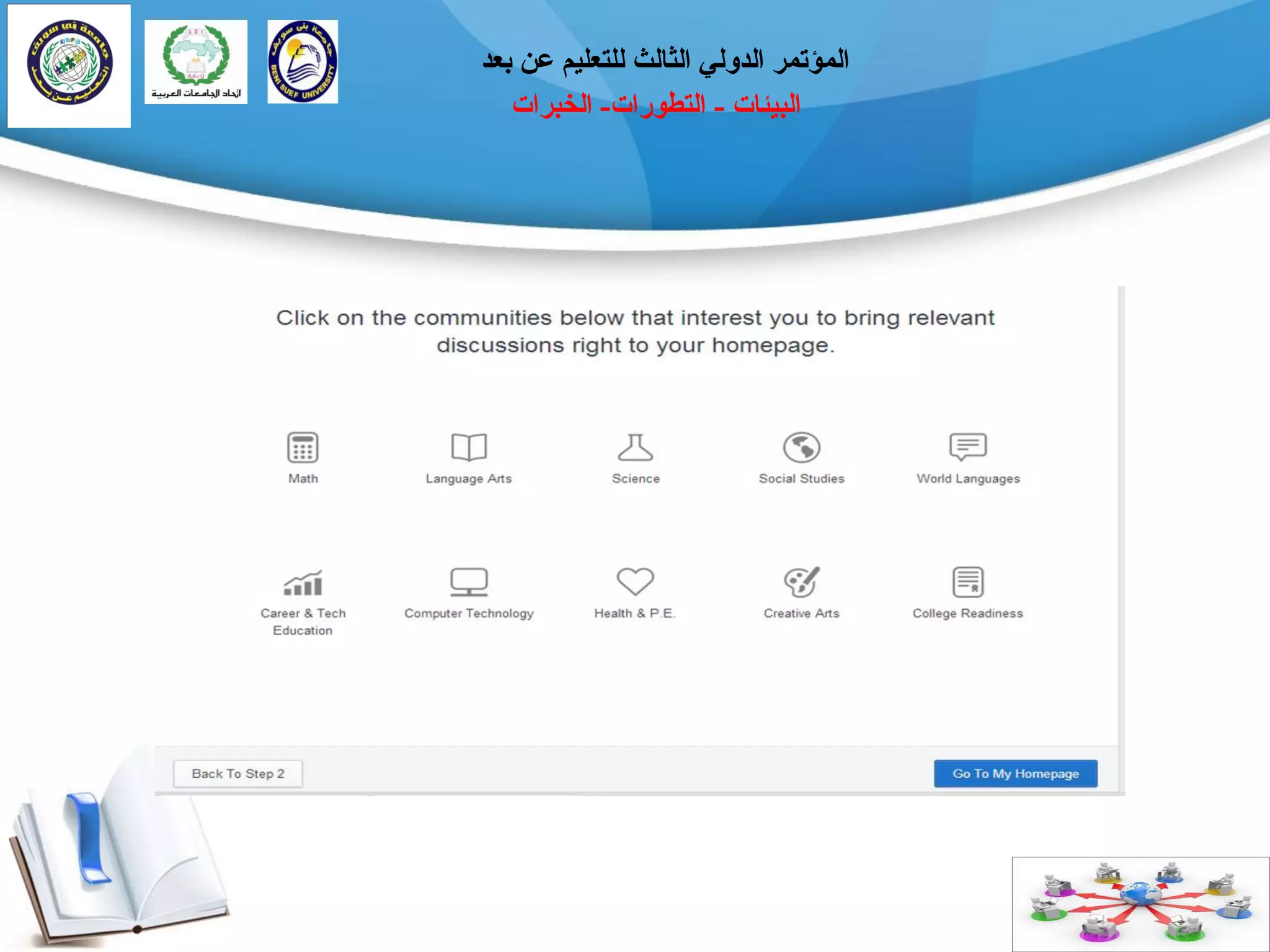 ‫انجيئبد‬-‫انتطٕراد‬-‫انخجراد‬
‫ثؼذ‬ ٍ‫ػ‬ ‫نهتؼهيى‬ ‫انثبنث‬ ‫انذٔني‬ ‫انًؤتًر‬
 