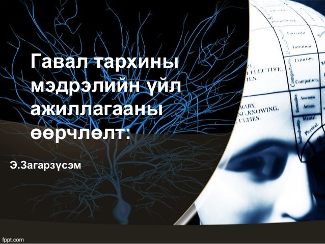 Гавал тархины мэдрэлийн үйл ажиллагааны өөрчлөлт