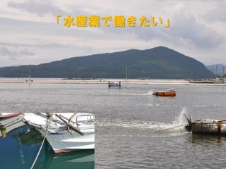 「水産業で働きたい」
 