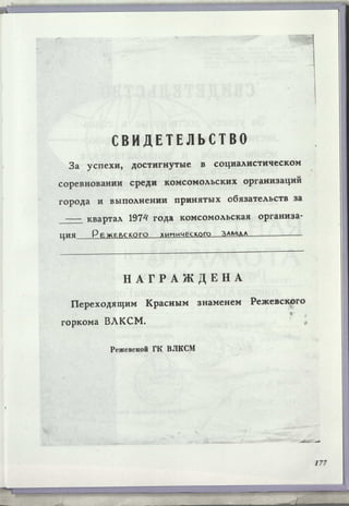 Режевской химический завод