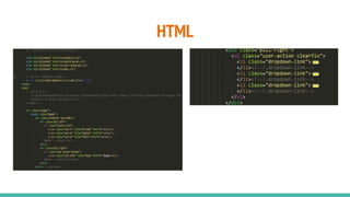 HTML
 
