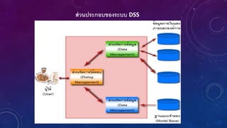 ส่วนประกอบของระบบ DSS
 