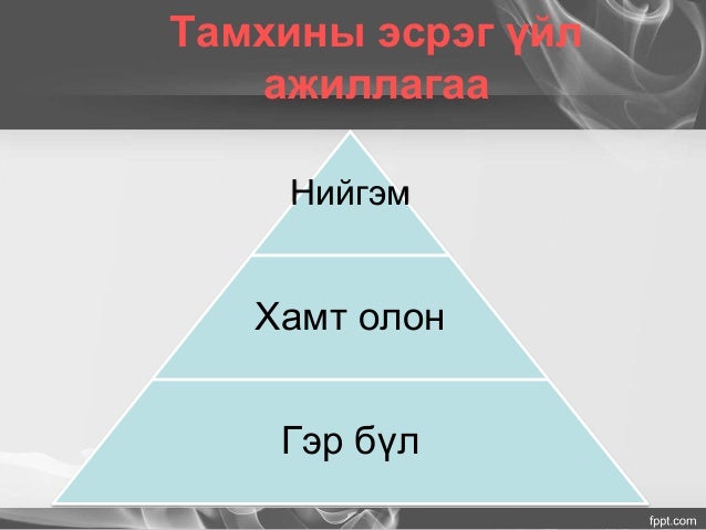 тамхины хэрэглээ.