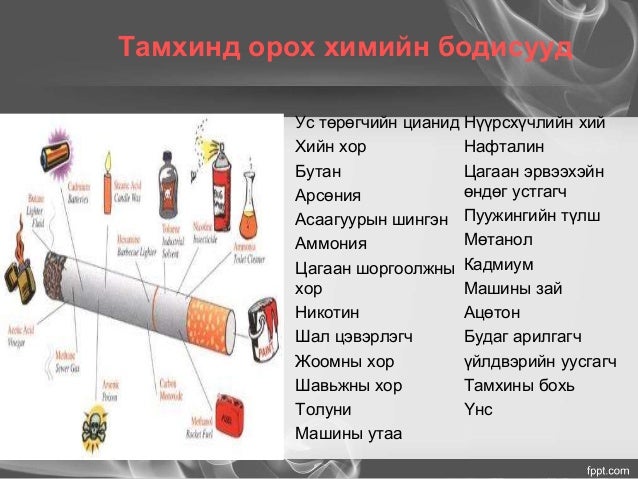 тамхины хэрэглээ.