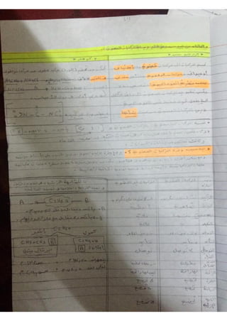 ملف شامل كيمياء - الصف الثالث الثانوي