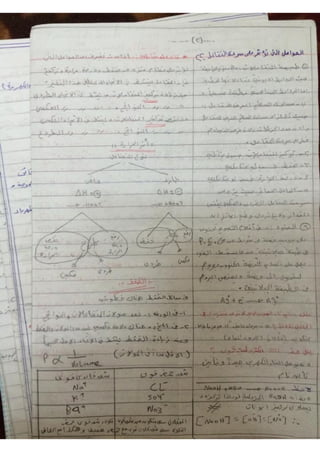ملف شامل كيمياء - الصف الثالث الثانوي