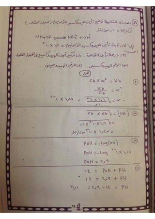 ملف شامل كيمياء - الصف الثالث الثانوي