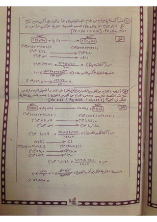 ملف شامل كيمياء - الصف الثالث الثانوي
