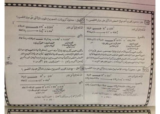 ملف شامل كيمياء - الصف الثالث الثانوي