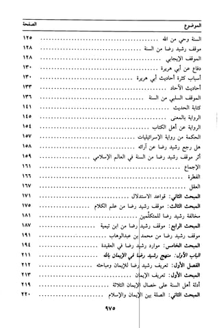 منهج الشيخ محمد رشيد رضا في العقيدة