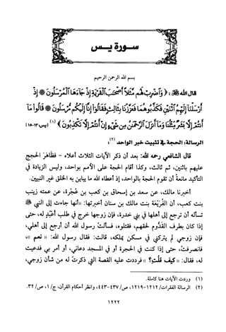 تفسير الإمام الشافعي