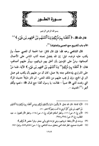 تفسير الإمام الشافعي