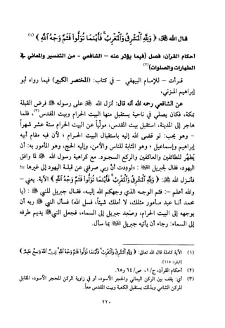 تفسير الإمام الشافعي