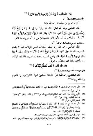 تفسير الإمام الشافعي