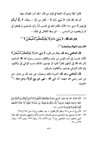 تفسير الإمام الشافعي