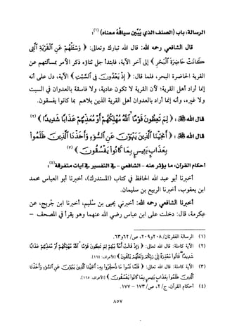 تفسير الإمام الشافعي