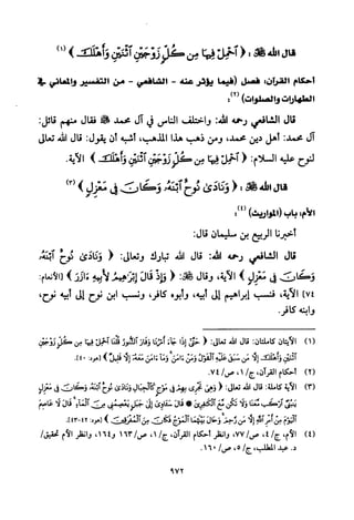 تفسير الإمام الشافعي