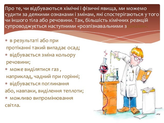 Презентація на тему: "Хімічні явища в побуті"